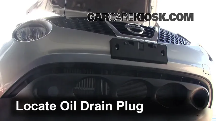 2012 Nissan Juke S 1.6L 4 Cyl. Turbo Huile Changer l'huile et le filtre à huile